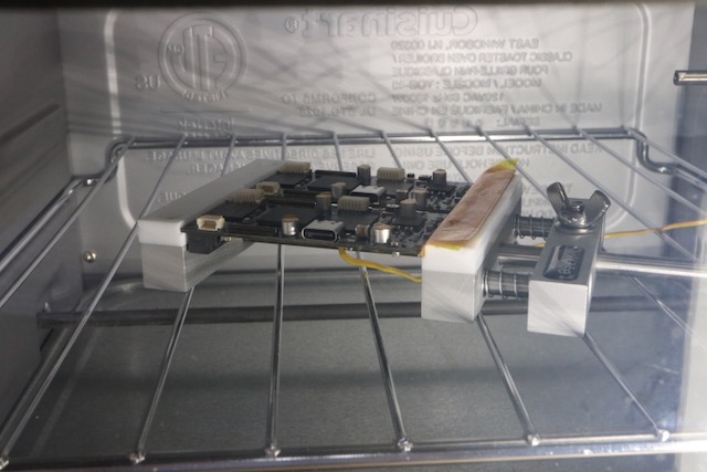 front side reflow